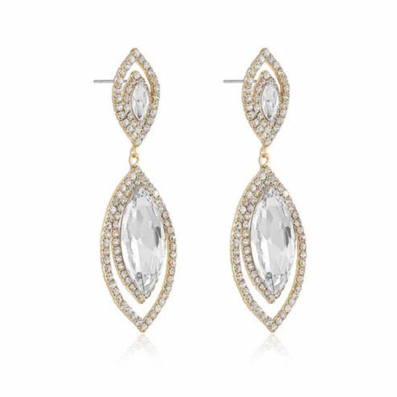 Ettika Gold and Silver Teardrop Earrings - Picture 6 of 6